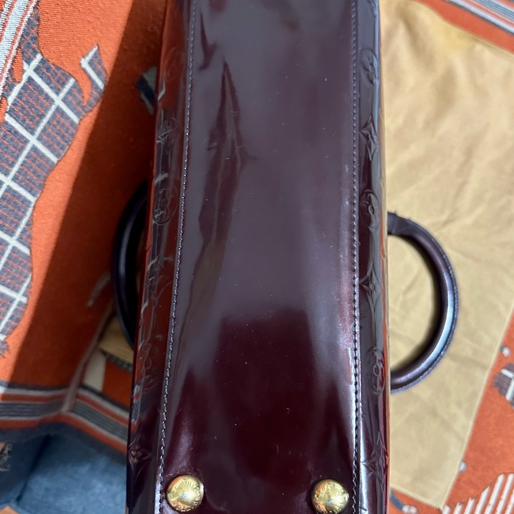 Louis Vuitton Purple Satchel Elegant Structured Design - Picture 9 of 15